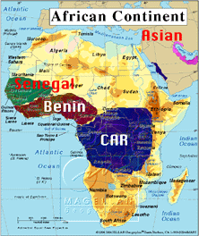 Image of Sickle Haplotype Distributionin Africa